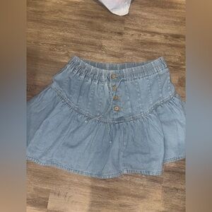 NWOT boutique Denim Blue Women's Skirt